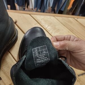 Dr. Martens Black Leather Men's Boots